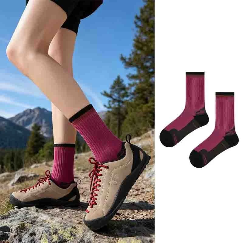Merino Wool Spandex Knitted Crew Socks Outdoor Sports best